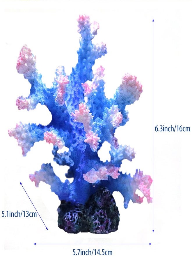 Tirifer Aquarium Coral Ornament, Faux Artificial Coral Decor, Polyresin Coral Decor for Fish Tank Decoration Aquarium Landscape - Image 2