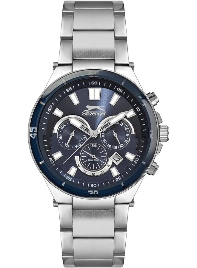 Slazenger SLAZENGER Men Multi Function Blue Dial Watch -SL.9.6557.2.01