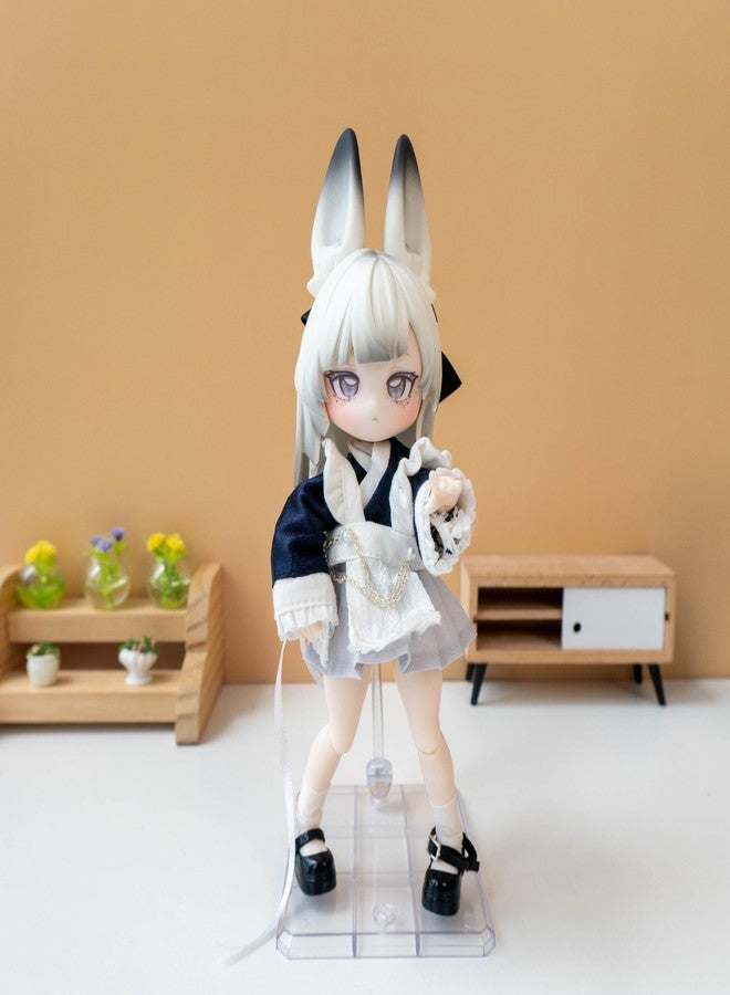CALEMBOU BJD Blind Box, Jumping Moon Time Rabbits Series 16cm Ball Jointed Doll, Cute Dress Up Doll with Joints, Collection Action Figure Toys, Gift for Girls Boys (Jumping Moon Time-1pc) - Image 4