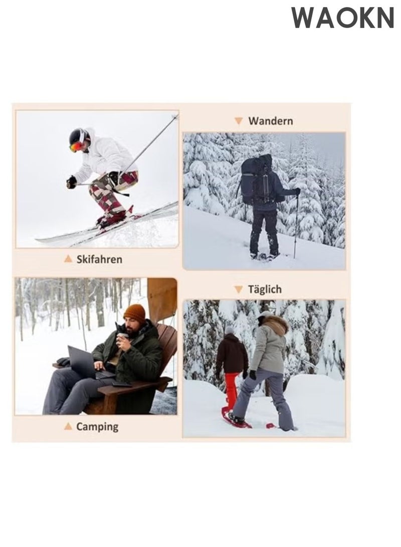 WAOKN 5 Pairs Thermal Socks ，Thickened fleece warm terry socks， Wool Cotton Socks Warm Winter Socks Breathable Hiking Socks，Retro and fashionable design，Suitable for autumn and winter，Elastic and soft，unisex。 - Image 4