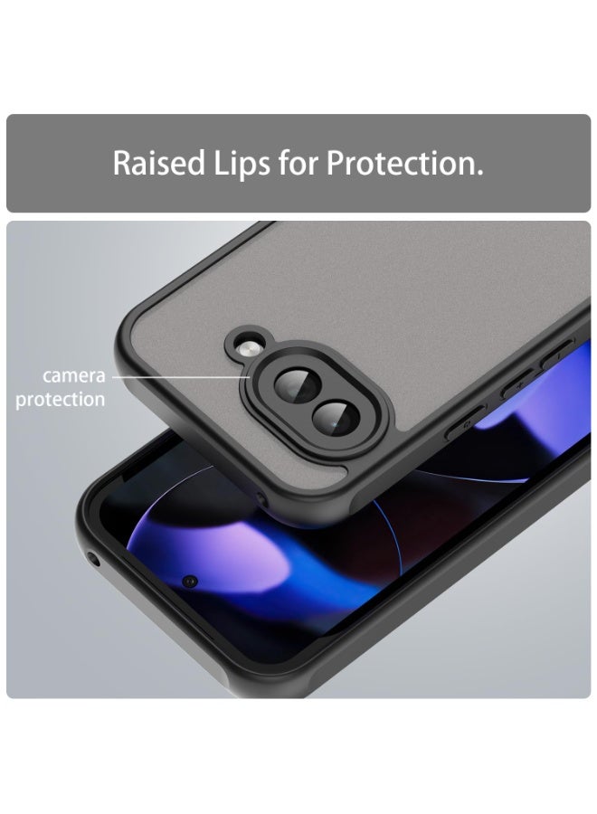 general for Google Pixel 9A Case Premium Clear Back Panel + TPU Bumper Cover - Image 4