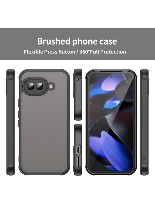 general for Google Pixel 9A Case Premium Clear Back Panel + TPU Bumper Cover - Image 2