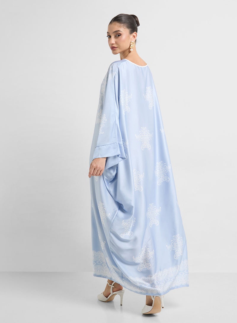 Khizana Printed Night Kaftan  - Image 2