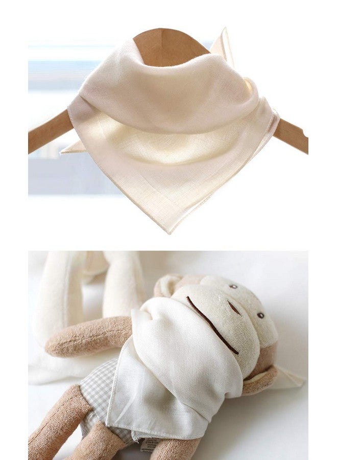 10 عبوات من مناديل القطن العضوي، 14 بوصة × 14 بوصة، مناشف تنظيف الوجه، مناديل، منشفة استحمام لإزالة المكياج، ناعمة وقابلة للتنفس - Image 4