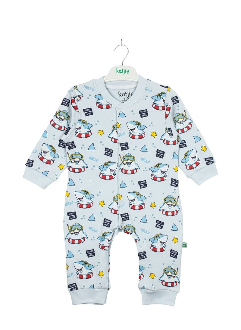 Katjie - Baby Printed Jumpsuit - Image 1