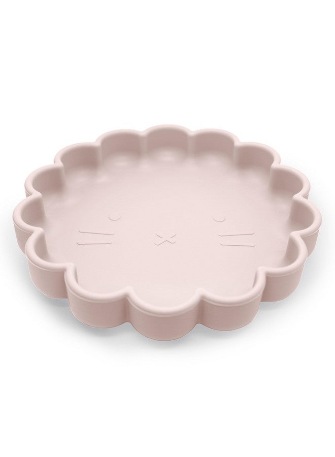 Kushies Baby SILIPLATE Silicone Divided Plate with Suction for Babies, Toddlers and Kids, Lion - Pink - Image 3