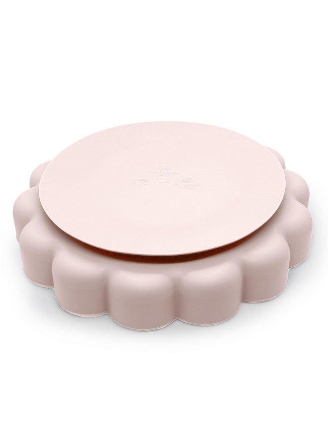 Kushies Baby SILIPLATE Silicone Divided Plate with Suction for Babies, Toddlers and Kids, Lion - Pink - Image 4
