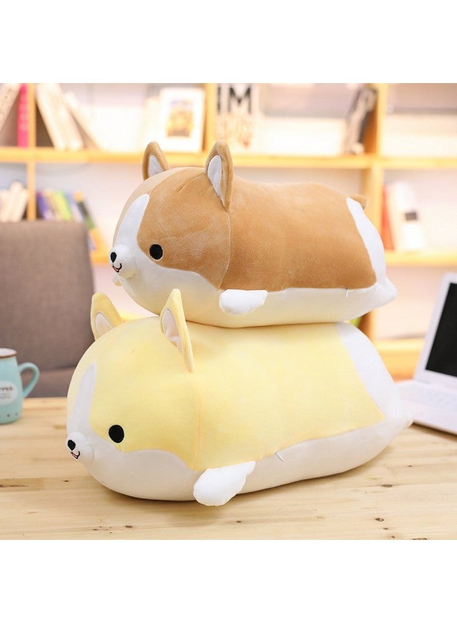 Levenkeness Corgi Dog Plush Pillow Soft Cute Shiba Inu Akita Stuffed Animals Toy Gifts (Brown 17.7 In) - Image 5