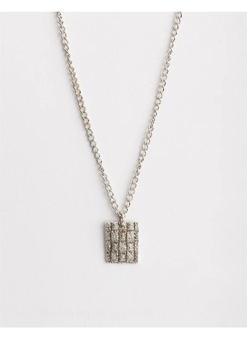 تودورس Silver Color Men's Necklace