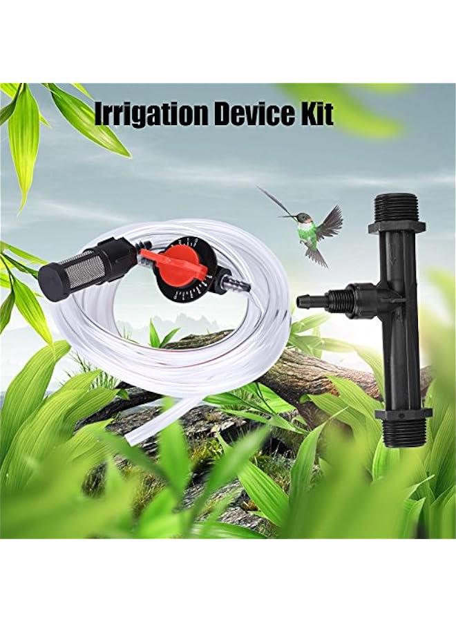 OCTOBER 3/4 Garden Irrigation Device Kit, Fertilizer Injector Switch Filter Water Tube Garden Watering System Kit - Image 2