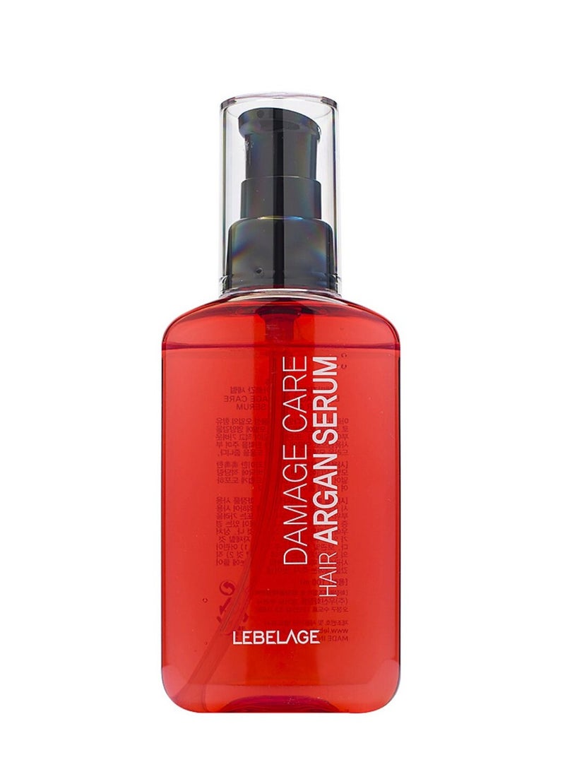 Lebelage Korean product LEBELAGE DAMAGE CARE HAIR ARGAN SERUM 100ml - The serum helps to moisturize dry and damaged hair, improve its elasticity and shine, and reduce split ends.  - Image 1