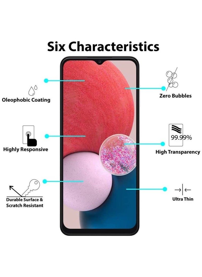 vesus Samsung A20e screen Protector Glass Full Glue Screen Guard Tempered Glass - Image 2