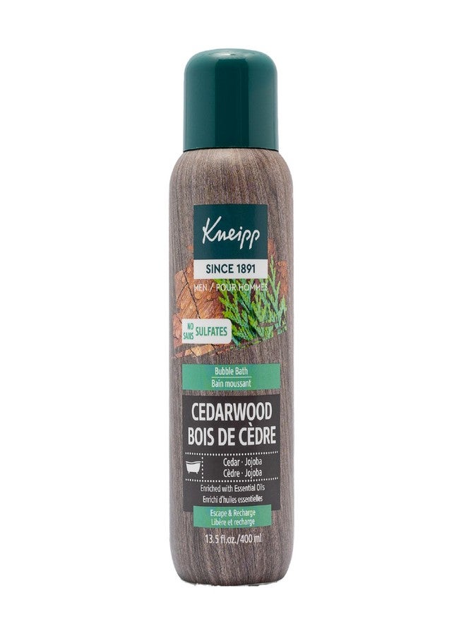 Kneipp حمام فقاعات أروماثيرابي من كنيب خشب الأرز - جيد لتجربة عناية فاخرة بالنفس - للرجال فقط - نباتي - خالي من الكبريتات - 13.5 أونصة سائلة - يكفي لثماني حمامات - Image 1
