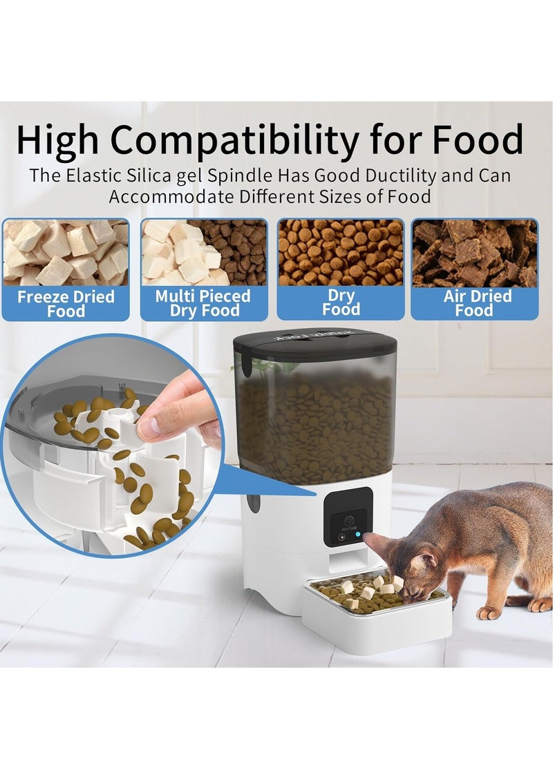 Smart Automatic Cat Feeders WiFi Pet Feeder with APP Control for Remote Feeding Detachable for Easy Clean Automatic Cat Food Dispenser - pzsku/Z44572B19AE5A888E0651Z/45/_/1710222910/4066e137-46a4-4a42-bba9-8f1d612f1c3b