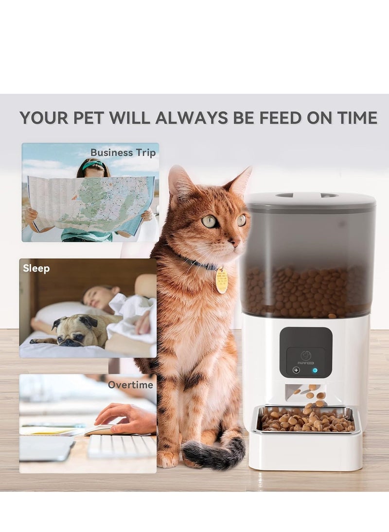 Smart Automatic Cat Feeders WiFi Pet Feeder with APP Control for Remote Feeding Detachable for Easy Clean Automatic Cat Food Dispenser - pzsku/Z44572B19AE5A888E0651Z/45/_/1710222912/811cd964-69b9-46d7-a47f-cf87fbd63048