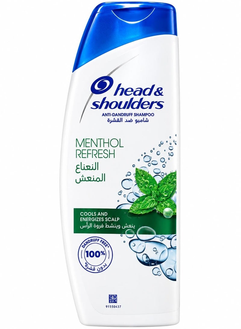 Head & Shoulders Menthol Refresh Anti-Dandruff Shampoo for Itchy Scalp 400 ml - Image 1