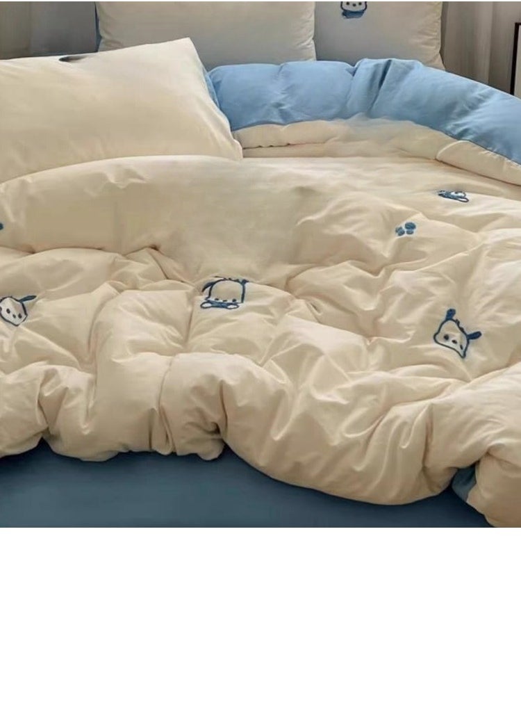 Generic Fitted Sheet Style — ﻿ High End Cartoon Pattern  Pure Cotton Bedding Four Piece Set  - Image 1