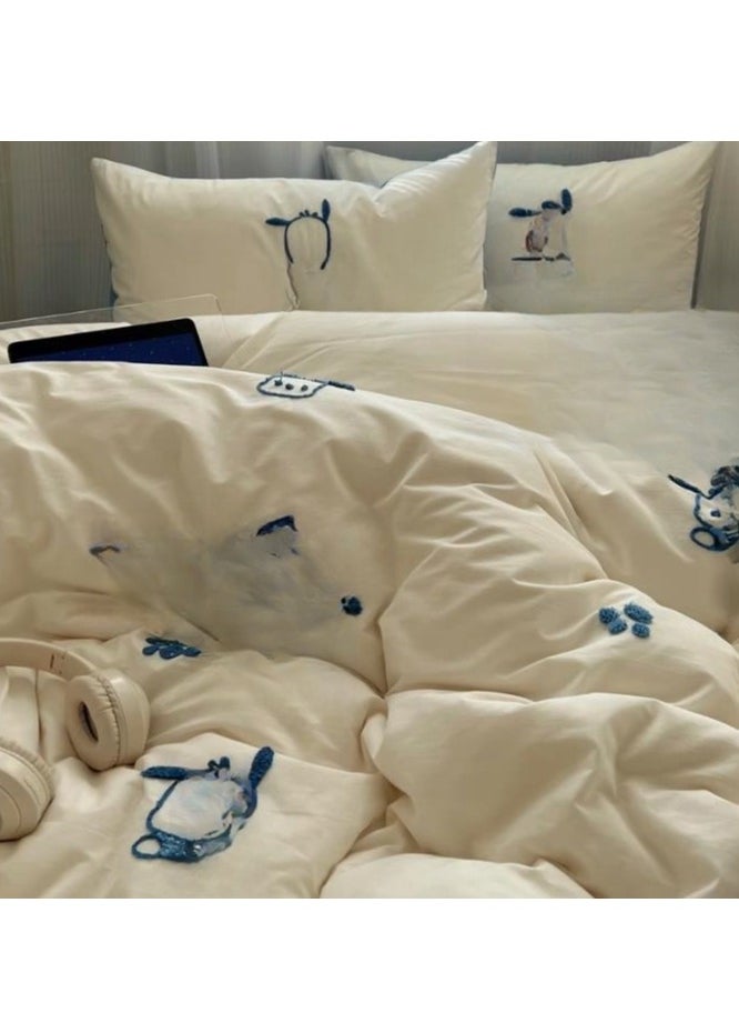 Generic Fitted Sheet Style — ﻿ High End Cartoon Pattern  Pure Cotton Bedding Four Piece Set  - Image 3