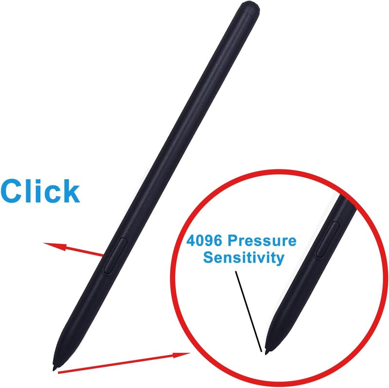 قلم سكريب السعوي لـ Kindle Scribe، قلم ماركر متوافق مع Kindle Scribe، مقاومة لمساحة الكف، 4096 مستوى من حساسية الضغط (أسود) - Image 2