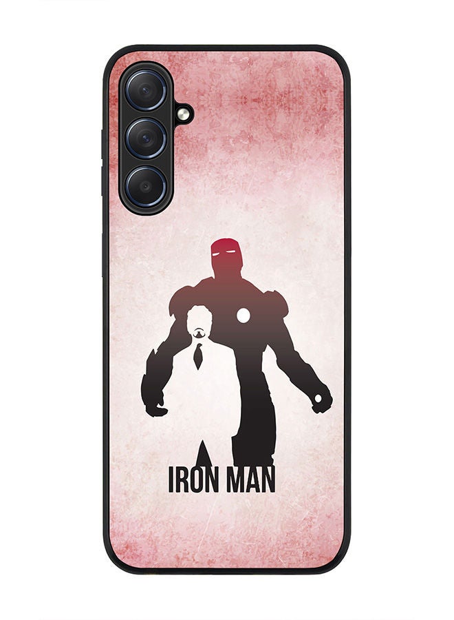 Rugged Black edge case for Samsung Galaxy M54 5G, Slim fit Soft Case Flexible Rubber Edges Anti Drop TPU Gel Thin Cover -  Tony Stark Vs Ironman