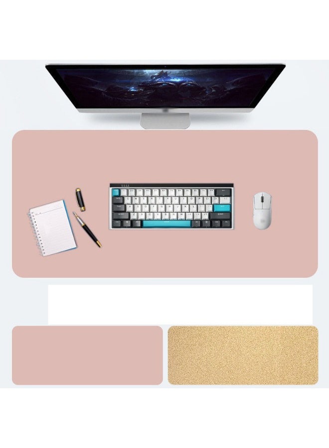 وسادة مكتب متعددة الوظائف وسادة ماوس للكمبيوتر من البولي يوريثان PU غير قابلة للانزلاق مقاومة للماء 80 سم × 40 سم