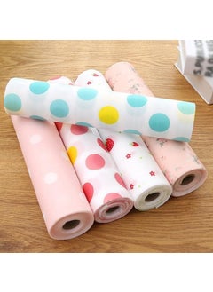 EDBIRET EDBIRET AntiSlip PVC Waterproof Place Mat Kitchen Cupboard Liner Refrigerator and Table Mat 30x500 cm Multicolor  - Image 4