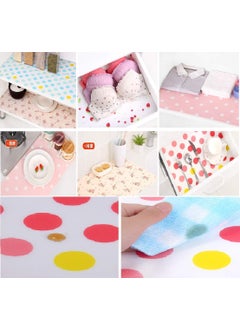 EDBIRET EDBIRET AntiSlip PVC Waterproof Place Mat Kitchen Cupboard Liner Refrigerator and Table Mat 30x500 cm Multicolor  - Image 5