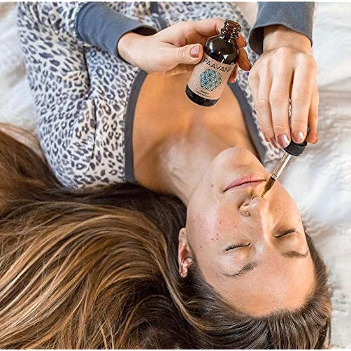 PAAVANI Ayurveda Nasya Oil, Organic Herb-Infused Nasal Oil with Brahmi | Organic sesame and sunflower base infused with gotu kola, brahmi, ashwagandha, tulsi and pure essential oils - Image 3