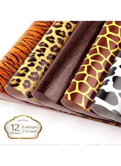SYOSI Wrapping Paper, Leopard, including Double-sided Tape, 2x Ribbon, Sticker, Pull Bows, for Birthdays, Mothers Day, Weddings, Graduations, Bridal Showers  - Image 2