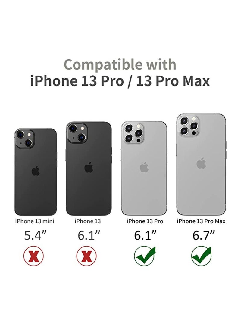 DIGI CORE iPhone 13 Pro Camera Lens Protector Compatible With Apple iPhone Keep Original Camera HD Glass iPhone 13 Pro Max Camera Lens Protector Silver - Image 2
