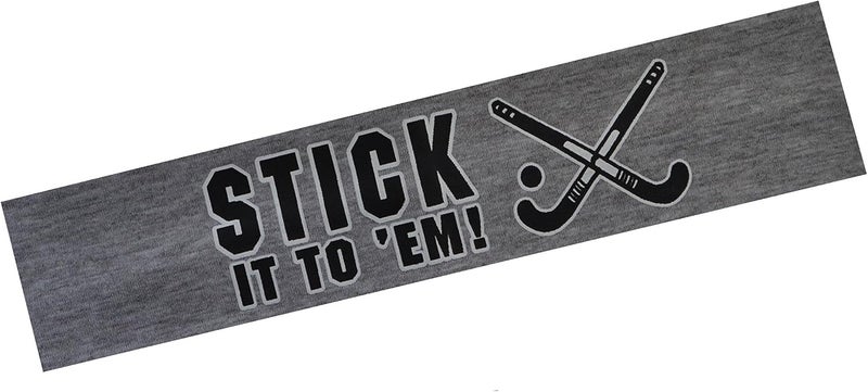 Funny Girl Designs Field Hockey Headband Stick It to Em Cotton Stretch Headband for Girls Teens and Adults - Image 2