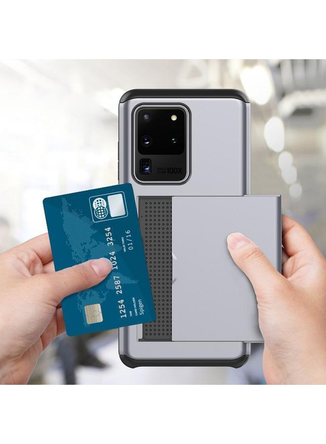 زبون جراب لهاتف Galaxy S20 Ultra، جراب واقٍ متين مقاوم للصدمات مع فتحة بطاقة - Image 5