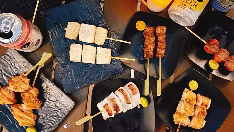 Gmark Bamboo Paddle Skewers 8" 100pc/Bag, Kabob & BBQ Skewers for Outdoor Grilling GM1076 - Image 3