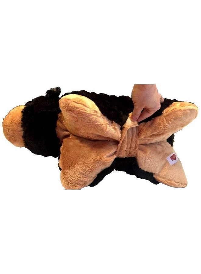 ZooPurrPets Monkey Zoopurr Pets 19" Large 2In1 Stuffed Animal And Pillow With Embroidered Eyes ; Expandable Cushion ; Premium Soft Plush Cute Toy Travel Comfort ; Great Present For Toddlers & Kids  - Image 4