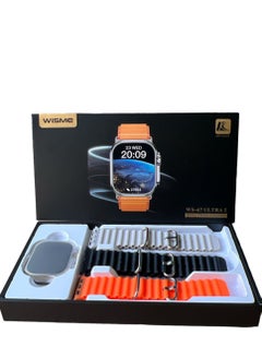 WISME Smart Watch WS-67 3+1 , 3 IN 1 With Health Fitness Tracker Sport Watch, 3 addition Replacement Band 49MM-Multicolour  - Image 3