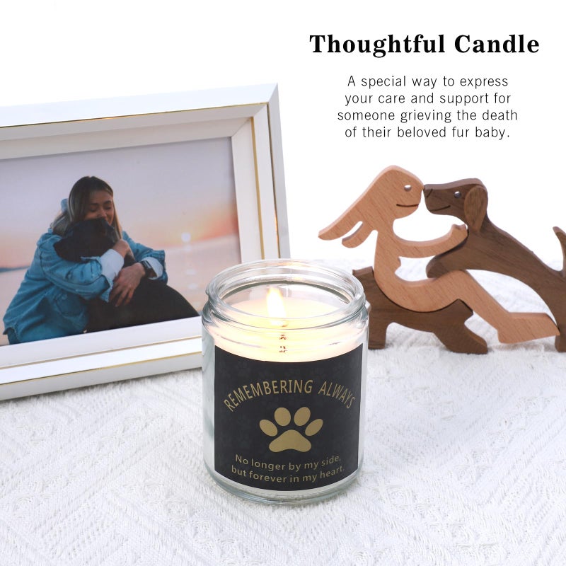 LESEN Loss of Dog Cat Pet Sympathy Gift,Dog Memorial Gifts for Loss of Dog,Dog Passing Away Bereavement Remembrance Gift Basket for Friends Family - Image 3