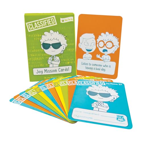 Open The Joy Kindness Mission Cards for Kids 56 Secret Missions to Build Empathy Compassion Social Skills Fun ScreenFree Activity Game for Families Classrooms Ages 4 SEL Learning Cards - Image 1