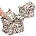 iLAND Dollhouse Furniture of Miniature Couch The Great Doll House Furniture Set for 112 Accessories Elegant Rose and Birds Pleated Single Sofas 2 Pcs Customized Fabric and Amazing Handiwork - Image 4
