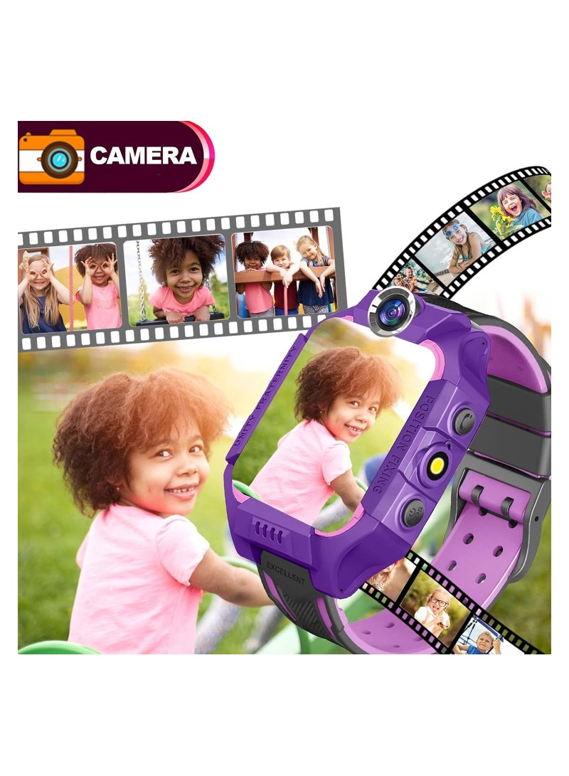 BUYCO Kids Smart Watch Sim Card SOS Call Phone Smartwatch For Children Watch Waterproof Camera Location Tracker for boys and girls with free cartoon gift inside - Image 5