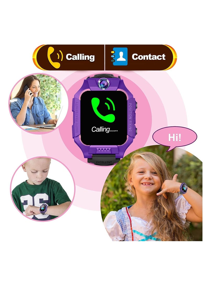 BUYCO Kids Smart Watch Sim Card SOS Call Phone Smartwatch For Children Watch Waterproof Camera Location Tracker for boys and girls with free cartoon gift inside - Image 3