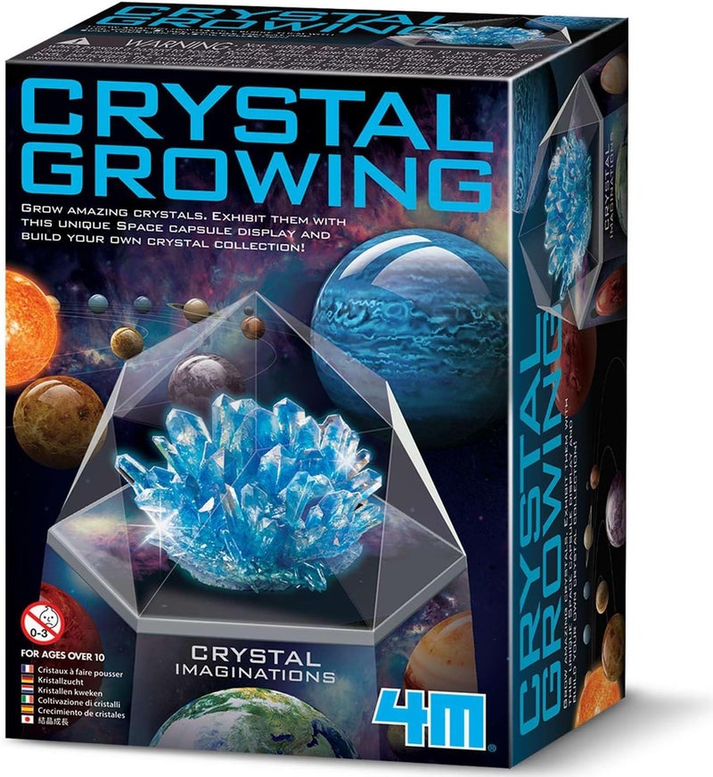 4M Crystal Imaginations Crystal Growing Kit Blue, for Children ages 10+ - Image 1