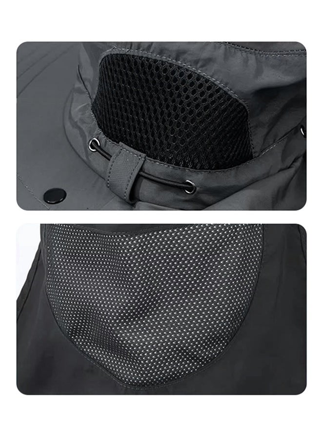 Outdoor sun-protective face mask and fisherman's hat - Image 4