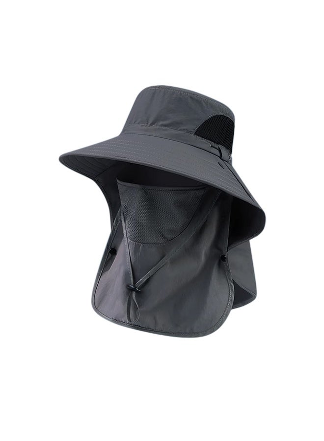 Outdoor sun-protective face mask and fisherman's hat - Image 1
