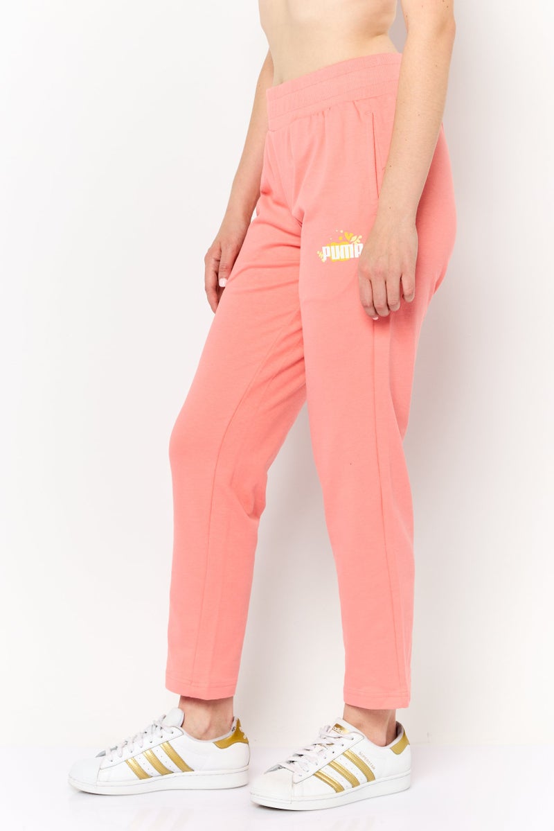 PUMA سروال رياضي خارجي عادي للنساء، وردي - Image 4