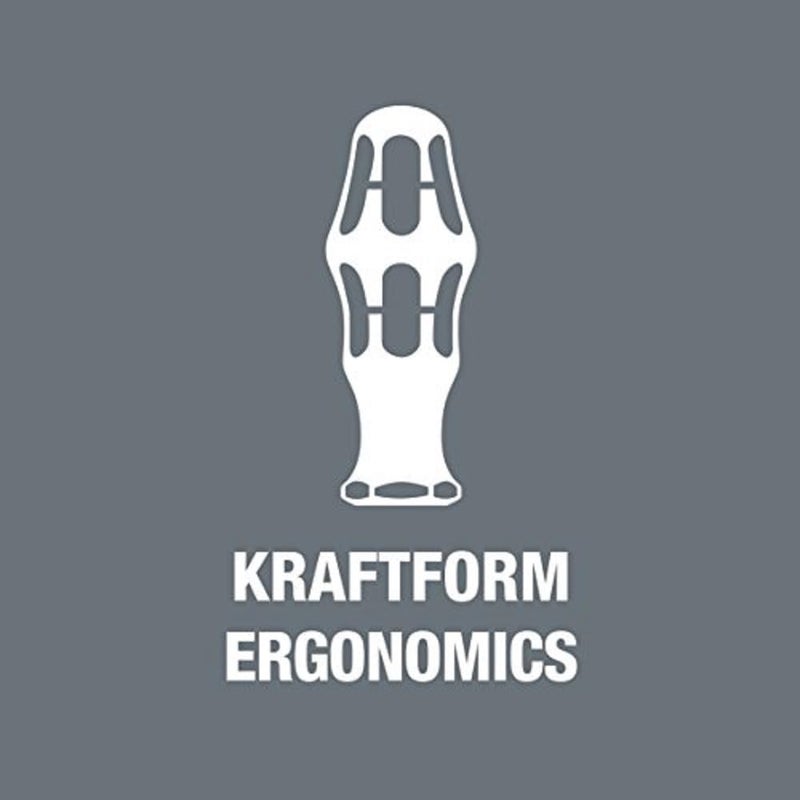 Wera 05008706001 Kraftform Plus 350 PH Phillips Screwdriver, Without Lasertip, PH 0 Head, 4" Blade Length - Image 3