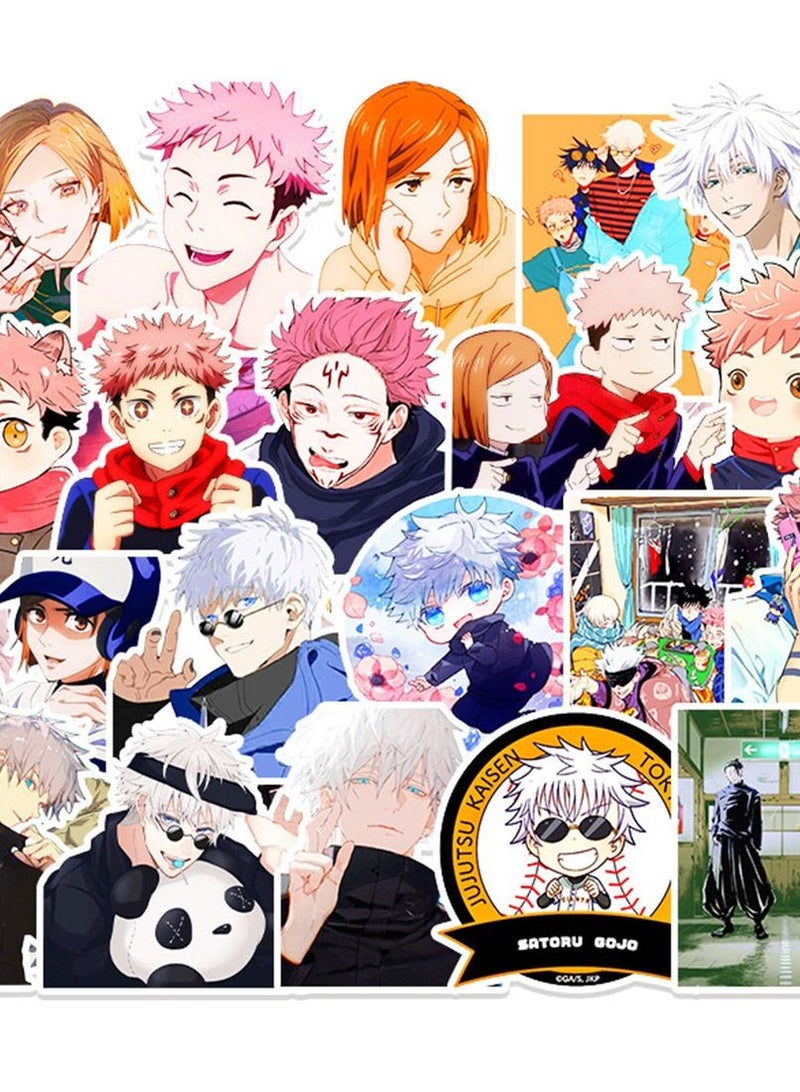 general 50-Piece Jujutsu Kaisen Cute Vinyl Waterproof Sticker