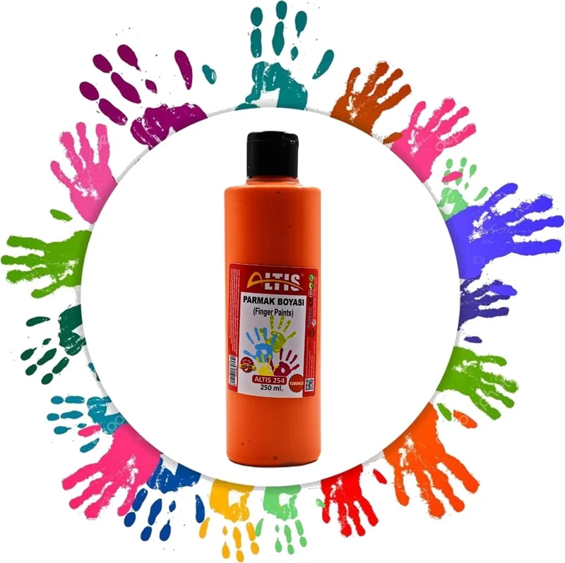 Altis Altıs Finger Paint 250 Ml. -Orange