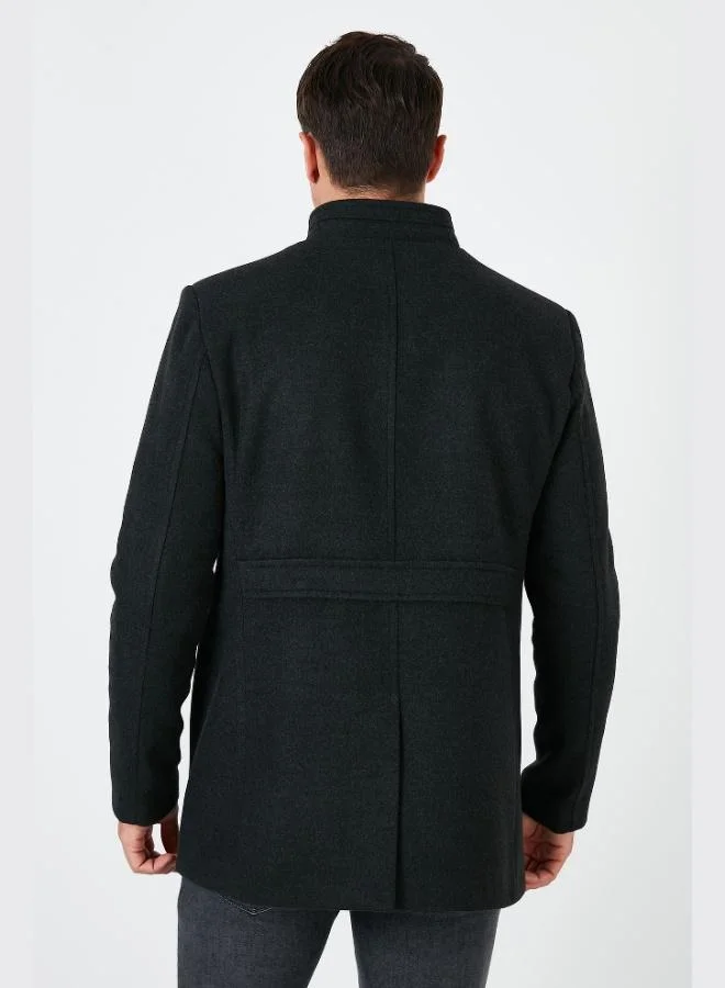 Buratti Buratti Slim Fit Cotton Cashmere Coat Men's COAT 5841012