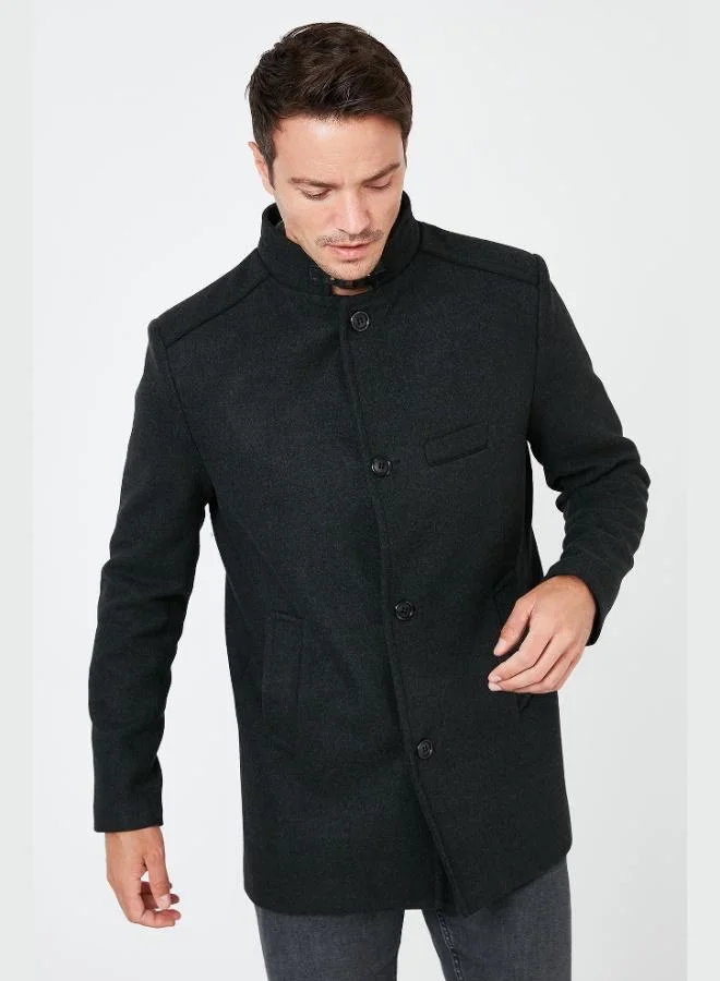 Buratti Buratti Slim Fit Cotton Cashmere Coat Men's COAT 5841012