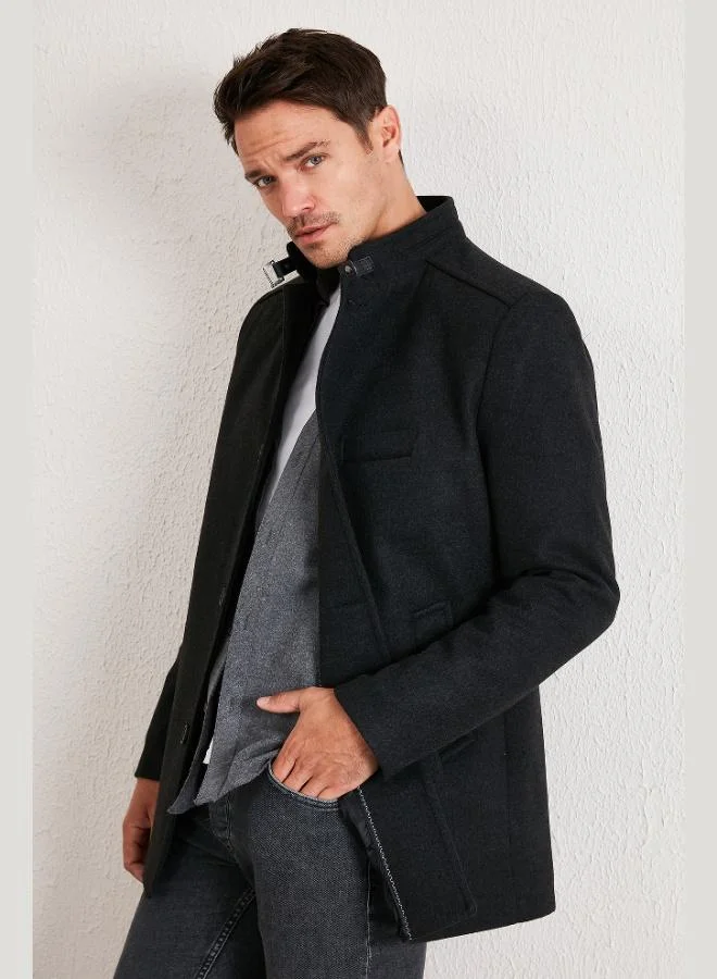 Buratti Buratti Slim Fit Cotton Cashmere Coat Men's COAT 5841012